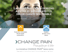 Tablet Screenshot of changepain.org